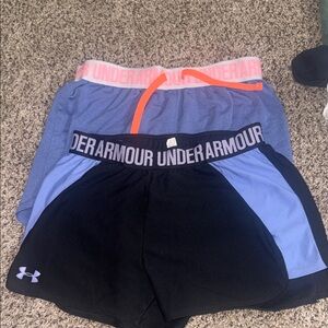 Bundle Under Armour Black HeatGear Athletic Shorts
